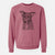 Bare Wilbur the Shepherd Mix - Unisex Pigment Dyed Crew Sweatshirt