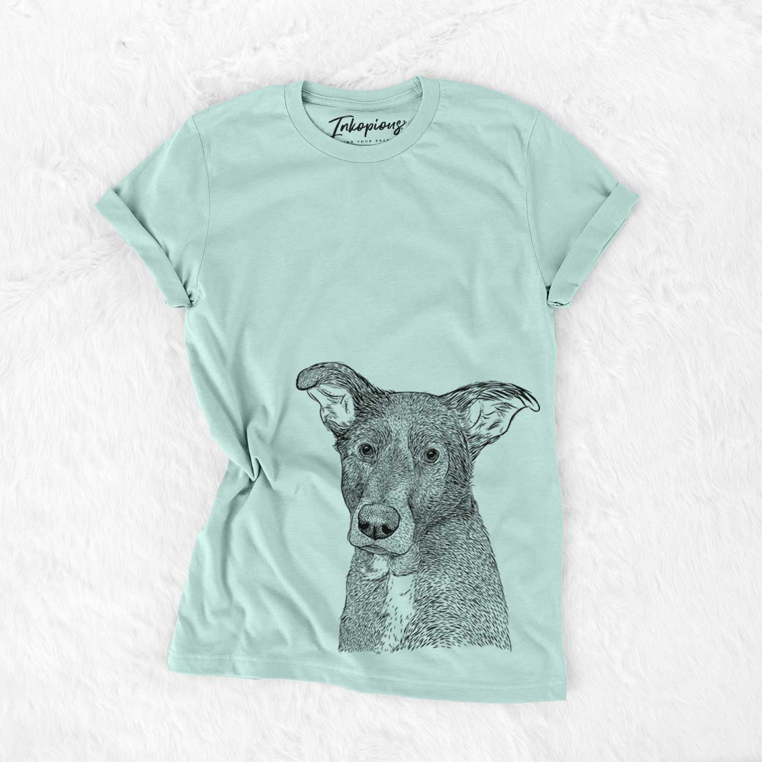 Bare Wilbur the Shepherd Mix - Unisex Crewneck