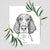 Wilbur the English Springer Spaniel Art Print