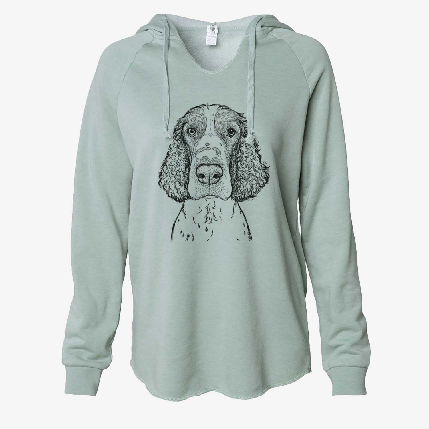 Wilbur the English Springer Spaniel - Cali Wave Hooded Sweatshirt