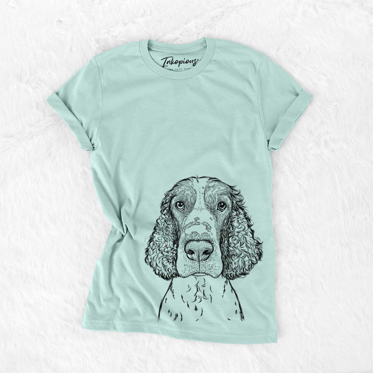 Bare Wilbur the English Springer Spaniel - Unisex Crewneck