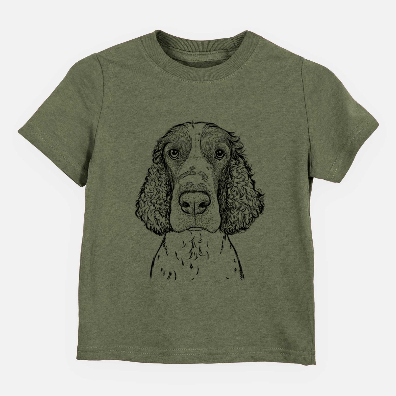 Bare Wilbur the English Springer Spaniel - Kids/Youth/Toddler Shirt