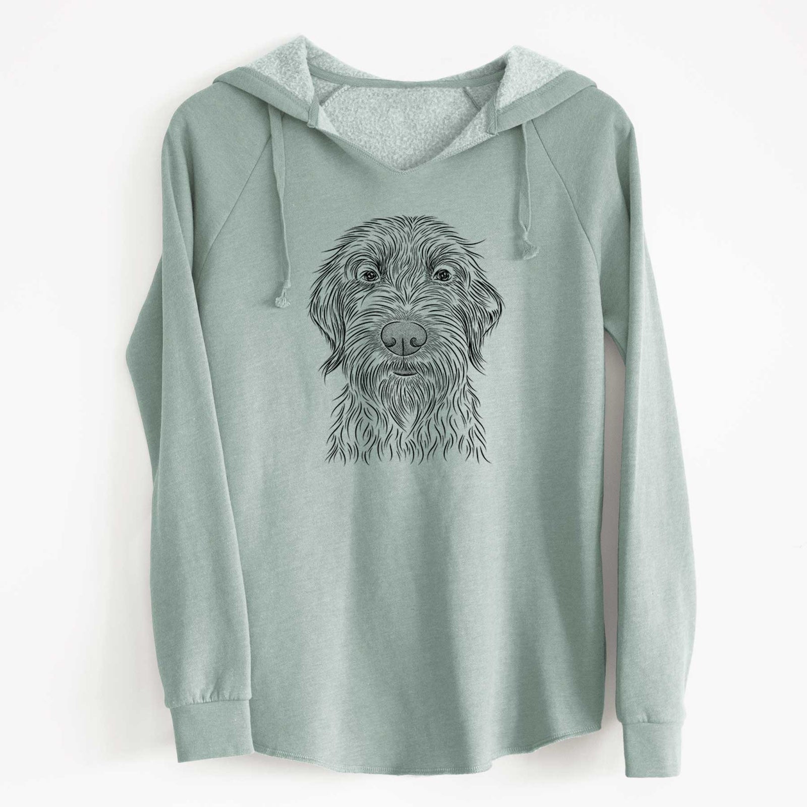 Bare Wilkins the Wirehaired Pointing Griffon - Cali Wave Hooded Sweatshirt