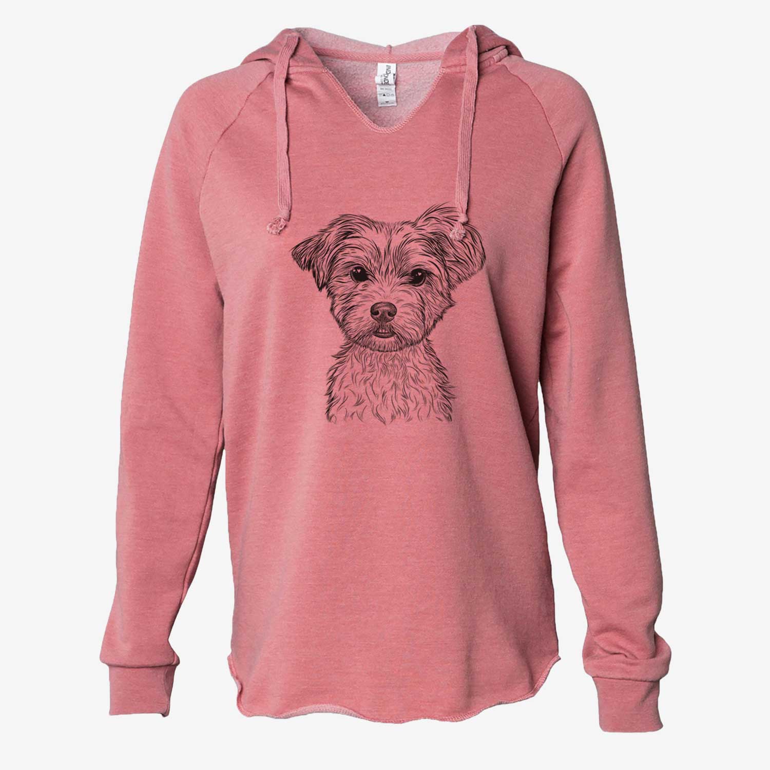 William Mitchell Newman the Yorkshire Terrier - Cali Wave Hooded Sweatshirt