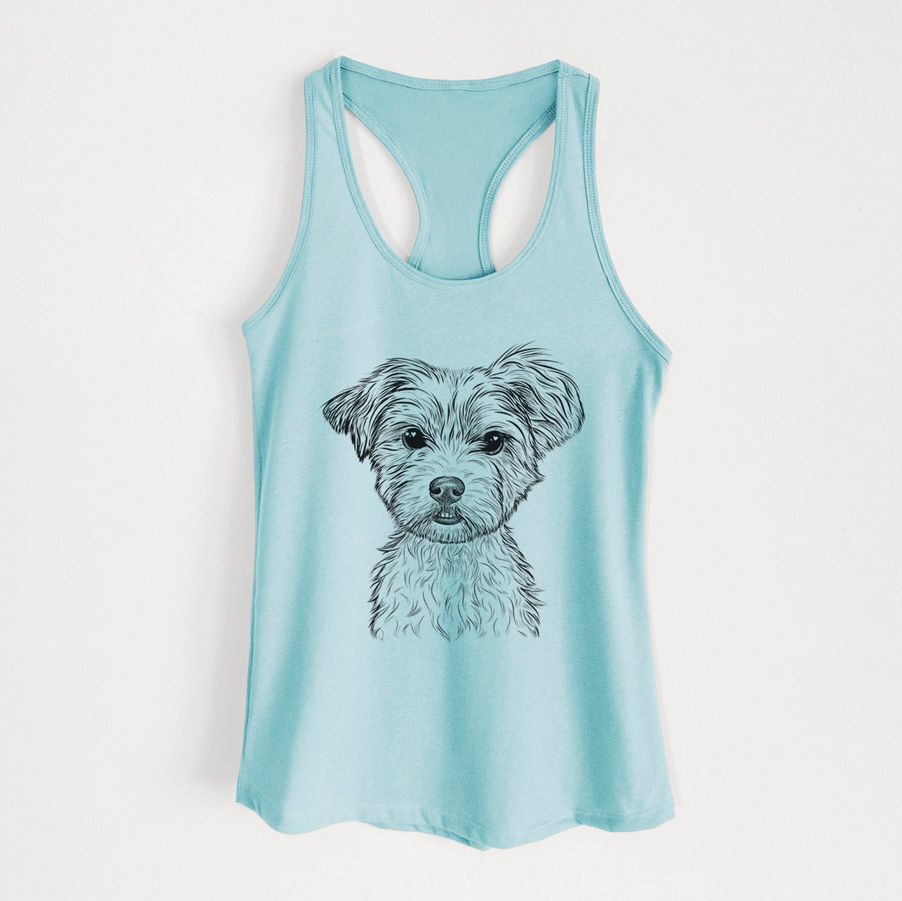 William Mitchell Newman the Yorkshire Terrier - Women's Racerback Tanktop