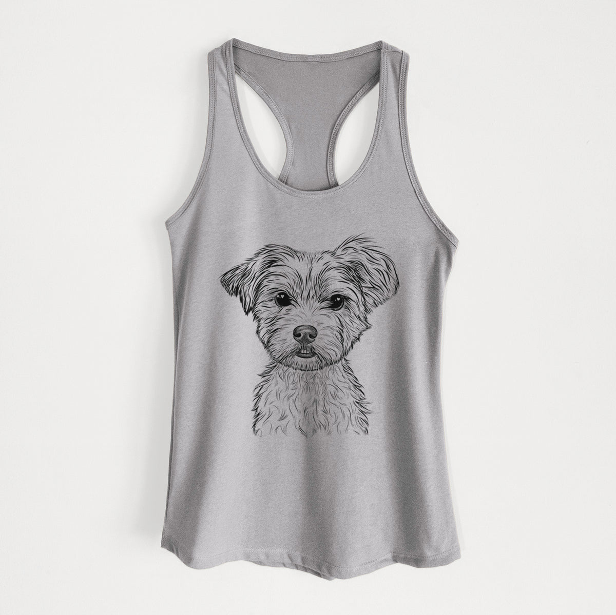 William Mitchell Newman the Yorkshire Terrier - Women&#39;s Racerback Tanktop