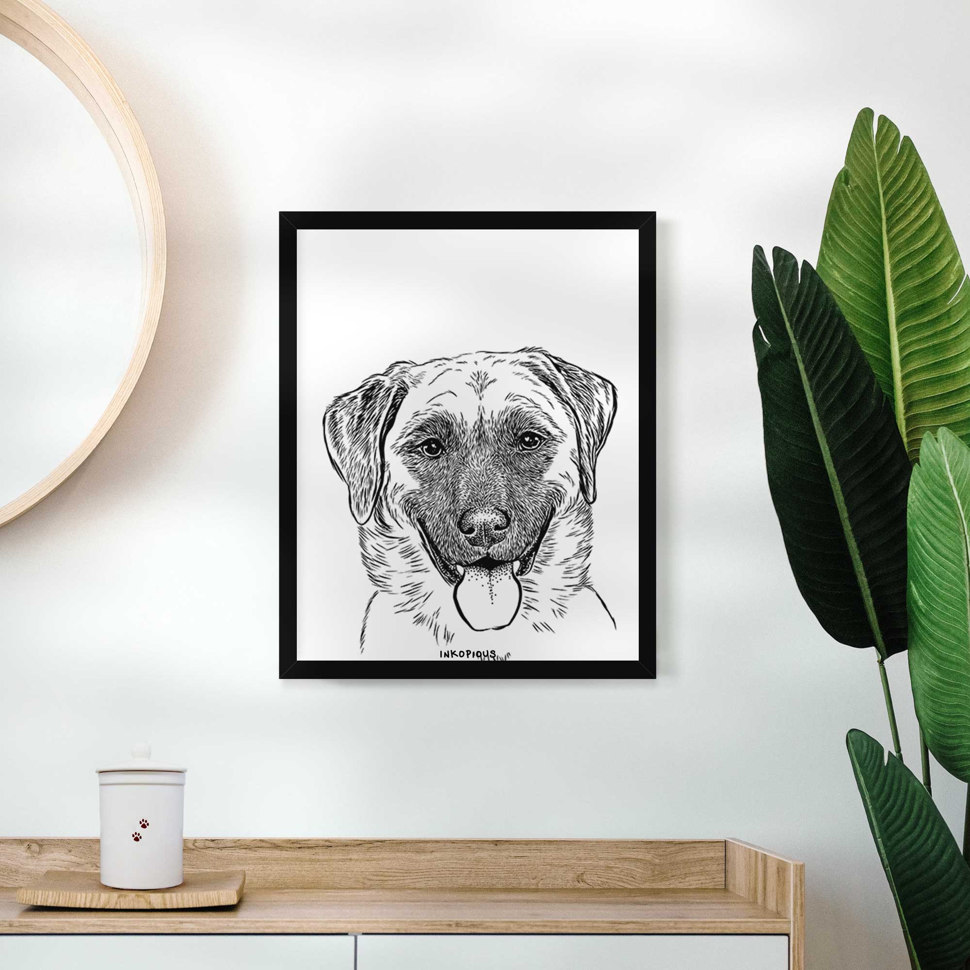 Willow the Anatolian Shepherd Art Print