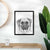 Willow the Anatolian Shepherd Art Print