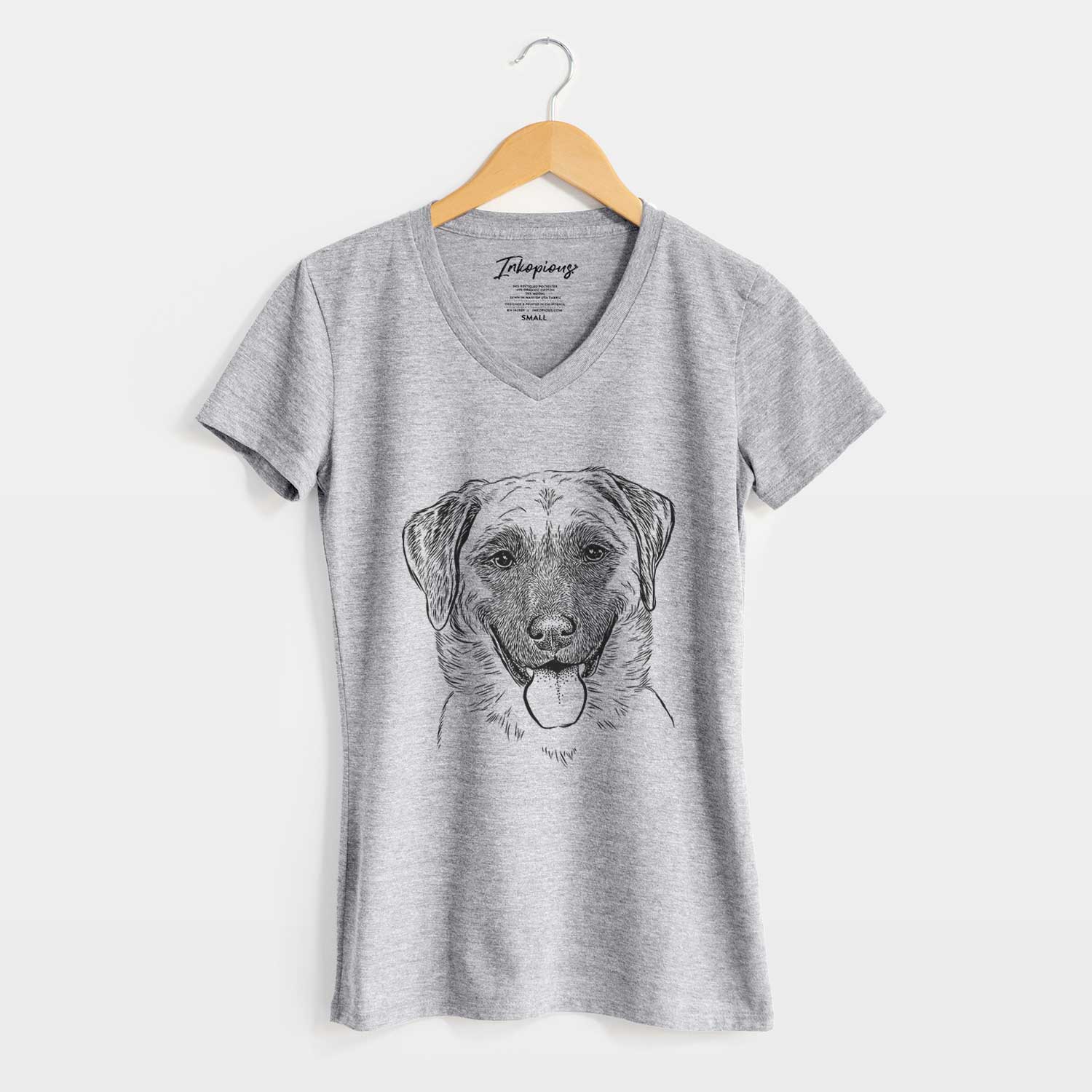 Bare Willow the Anatolian Shepherd - Women's V-neck Shirt