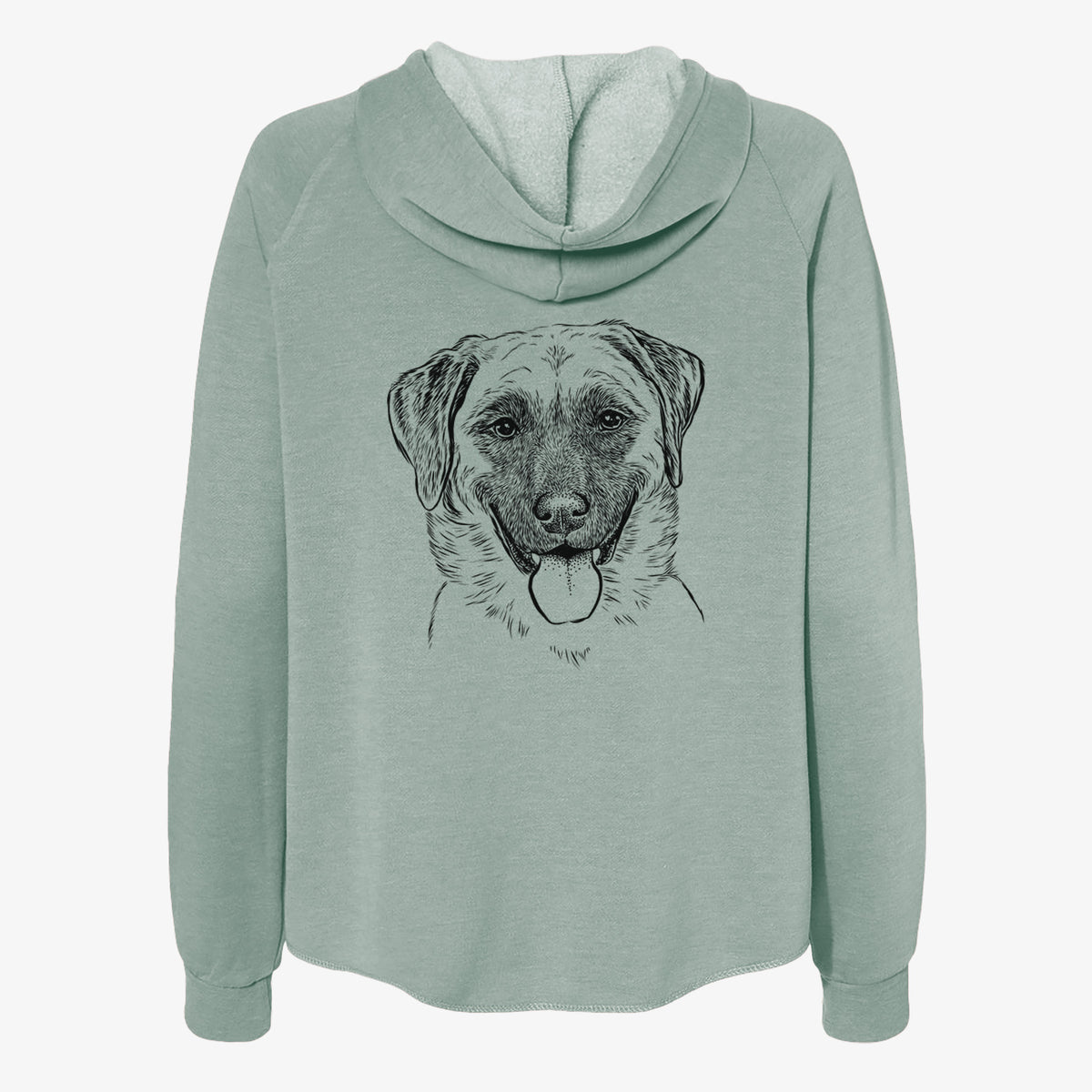Willow the Anatolian Shepherd - Women's Cali Wave Zip-Up Sweatshirt