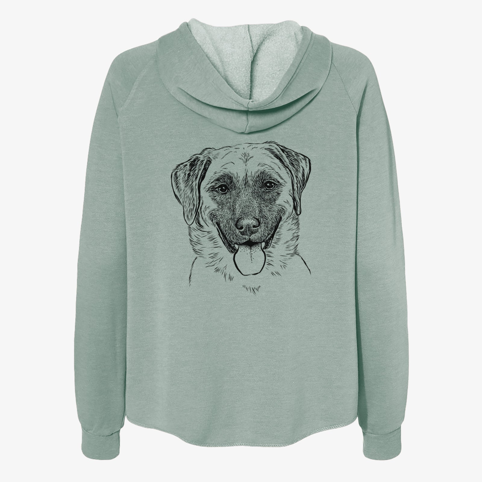 Willow the Anatolian Shepherd - Women's Cali Wave Zip-Up Sweatshirt