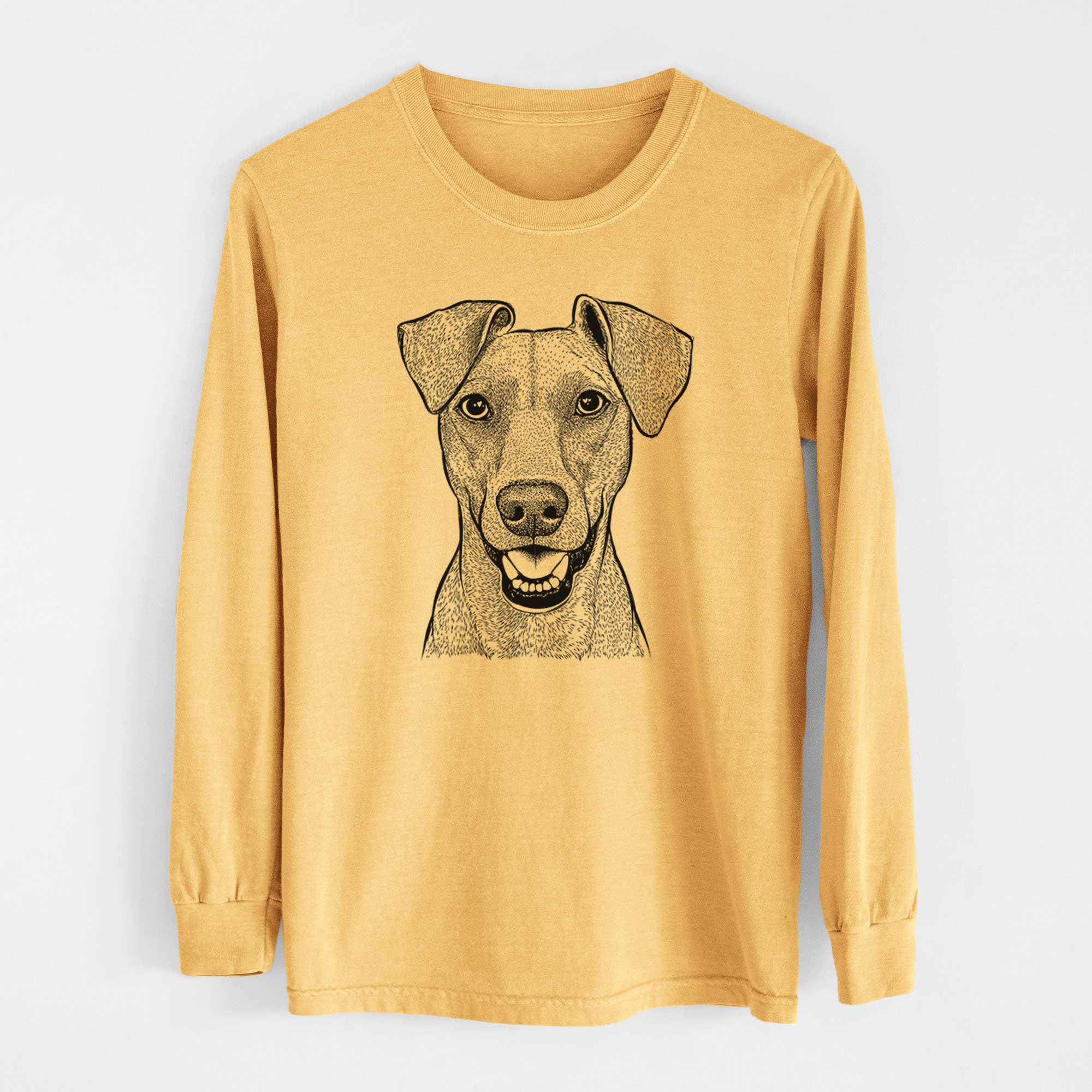 Bare Willow the German Pinscher - Heavyweight 100% Cotton Long Sleeve