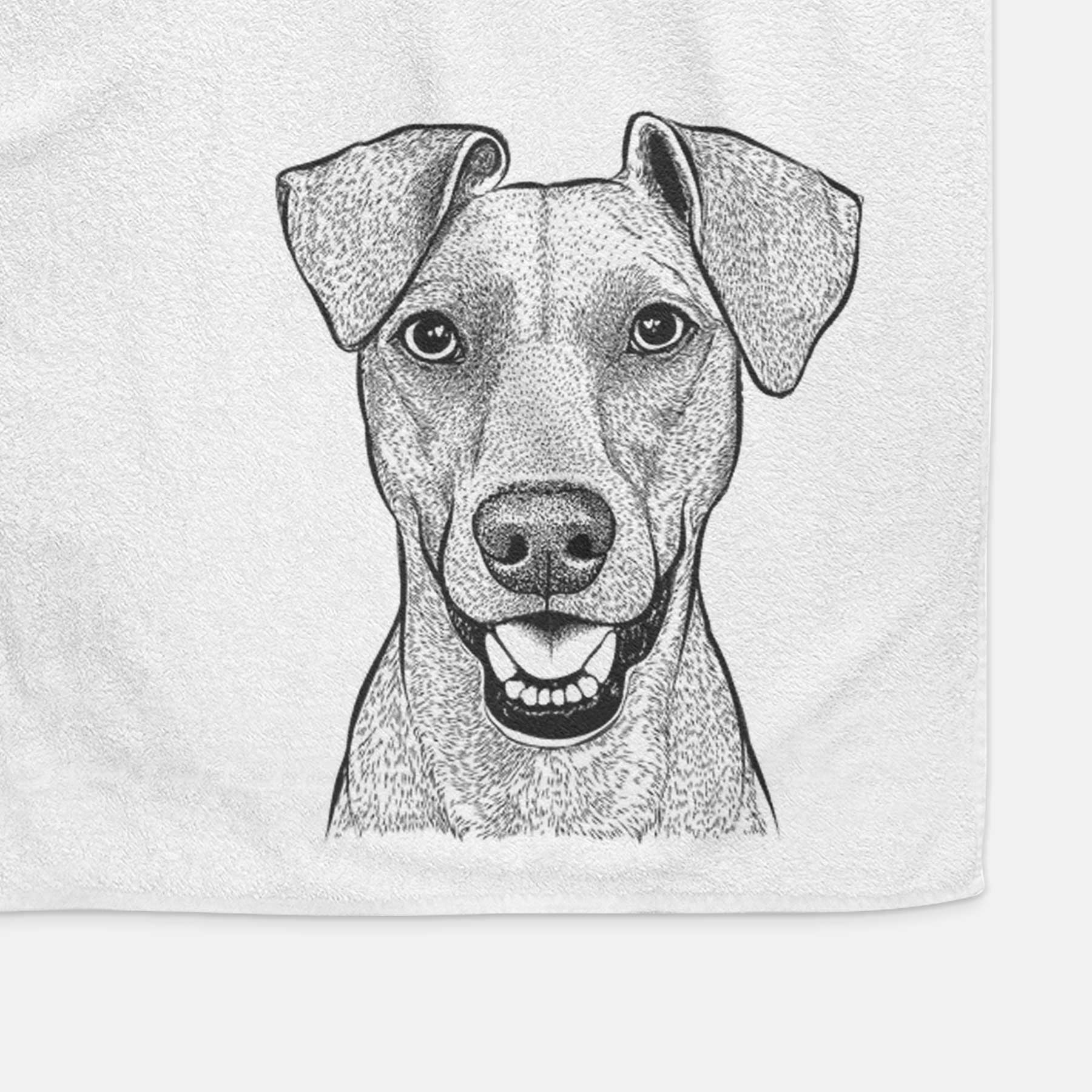 Willow the German Pinscher Decorative Hand Towel