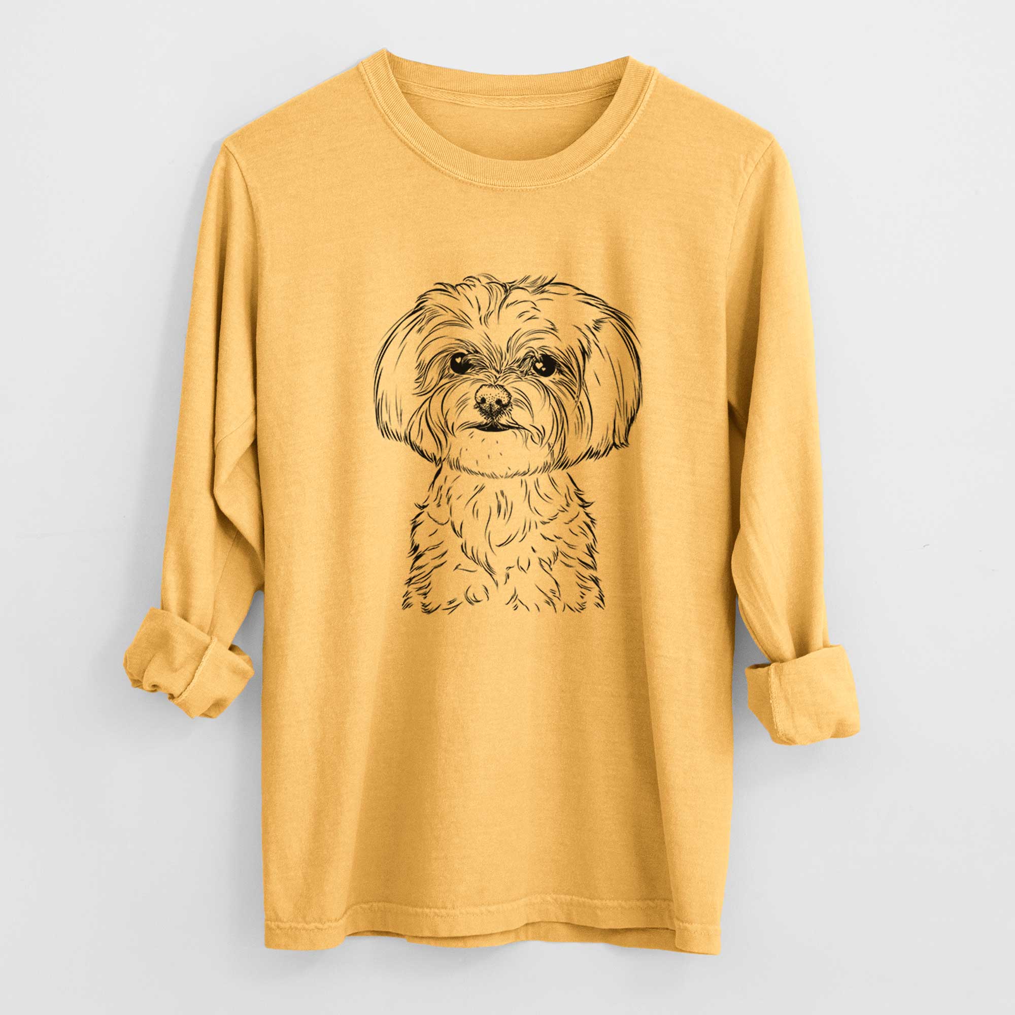 Bare Willow the Maltese - Heavyweight 100% Cotton Long Sleeve