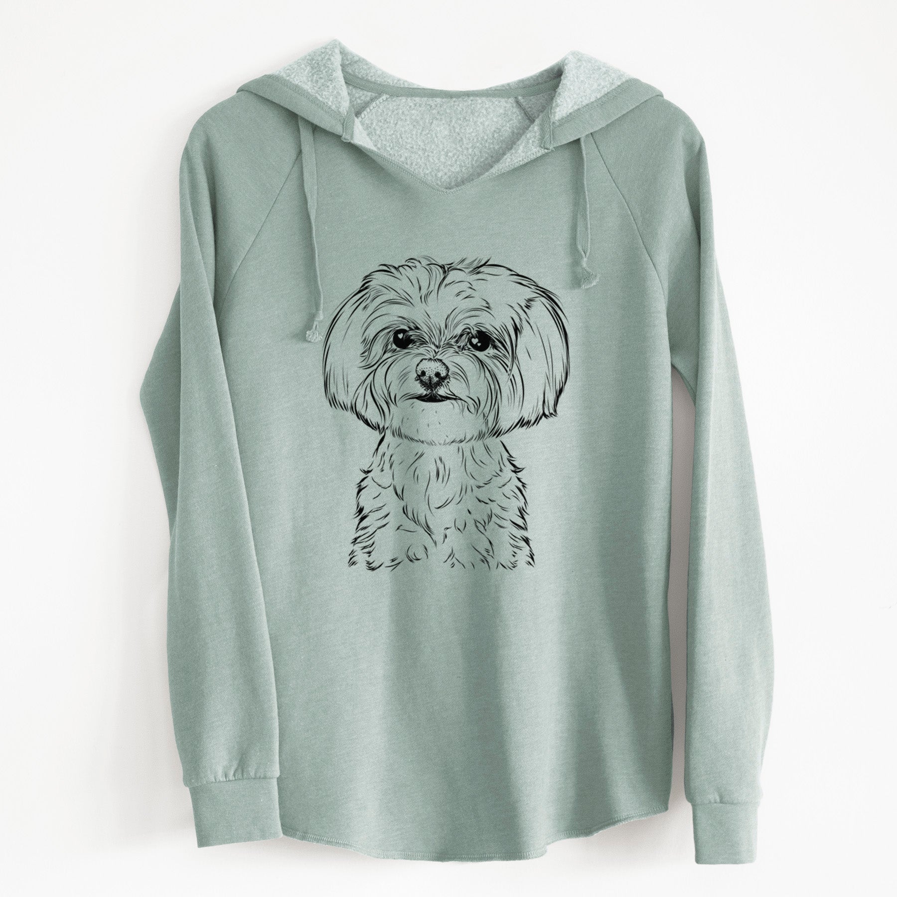 Bare Willow the Maltese - Cali Wave Hooded Sweatshirt