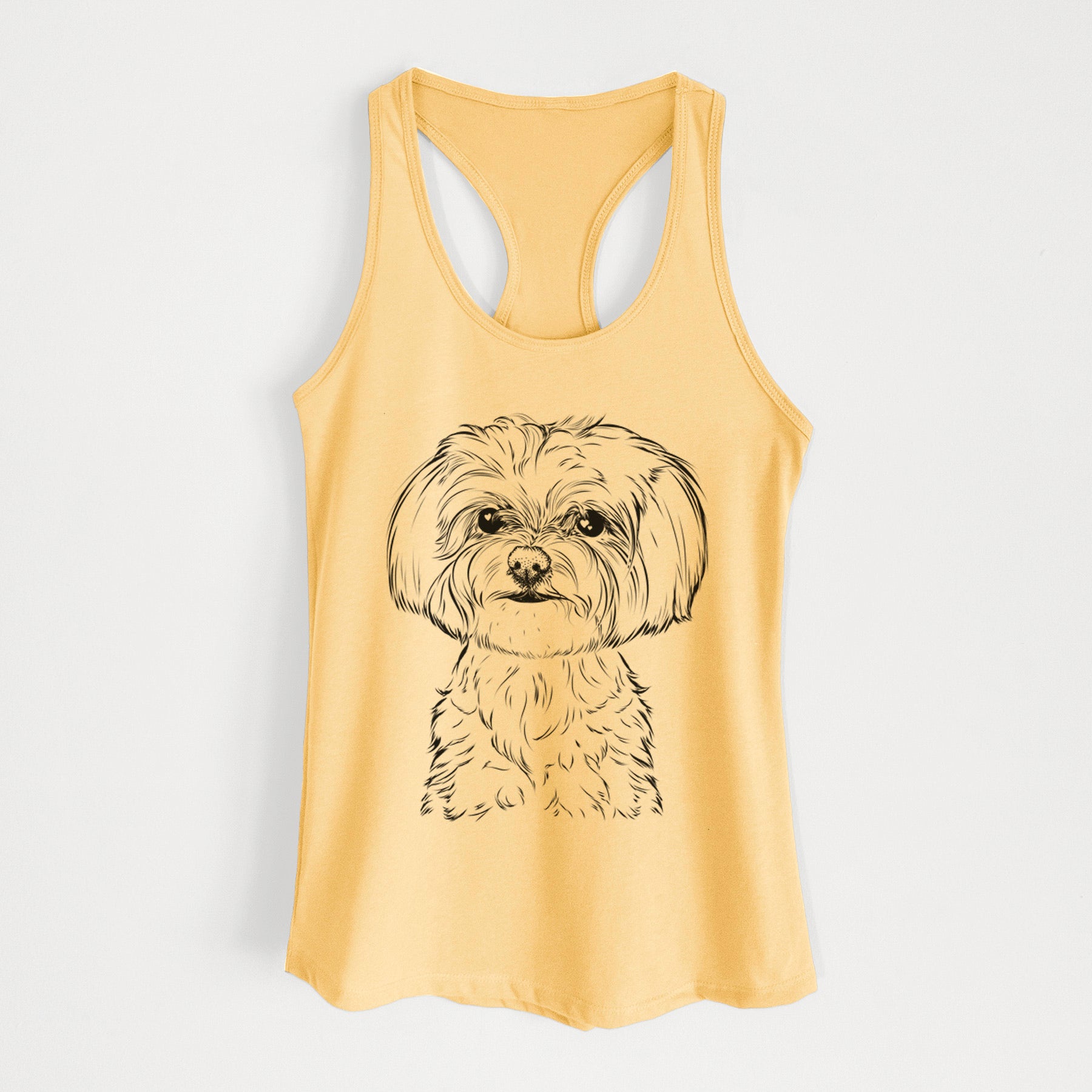 Willow the Maltese - Women's Racerback Tanktop