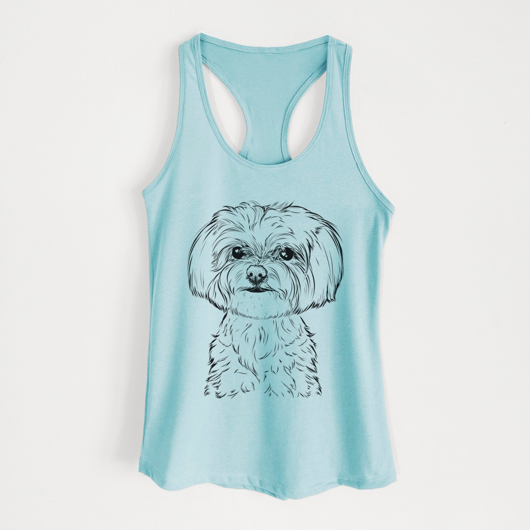 Willow the Maltese - Women's Racerback Tanktop