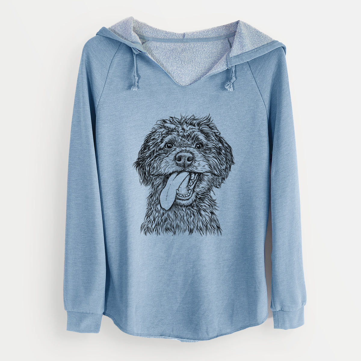 Bare Winnie the Mini Aussiedoodle - Cali Wave Hooded Sweatshirt