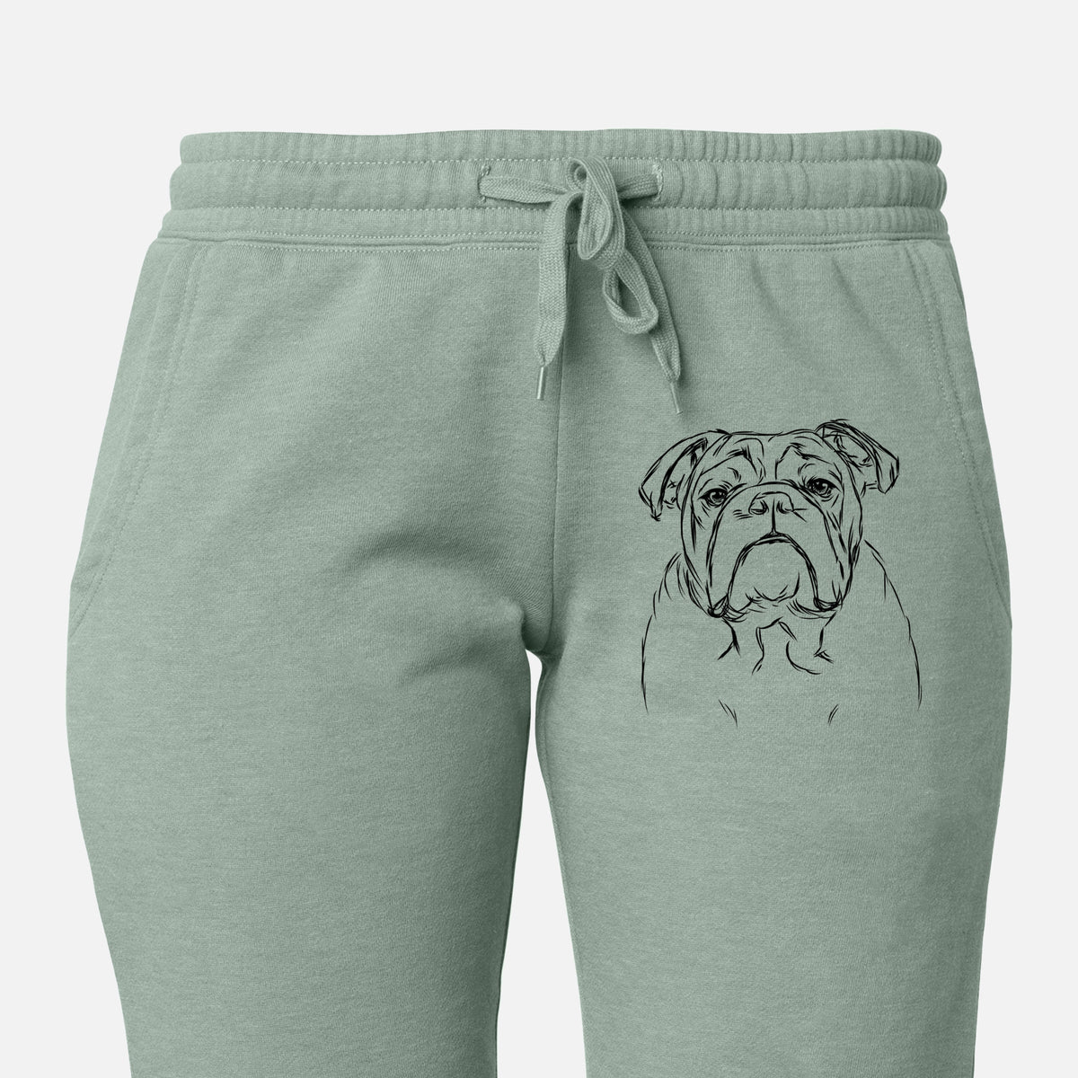 Winston the English Bulldog - Women&#39;s Cali Wave Joggers