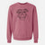 Bare Winston the English Bulldog - Unisex Pigment Dyed Crew Sweatshirt