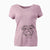 Winston the English Bulldog - Women's V-neck Shirt