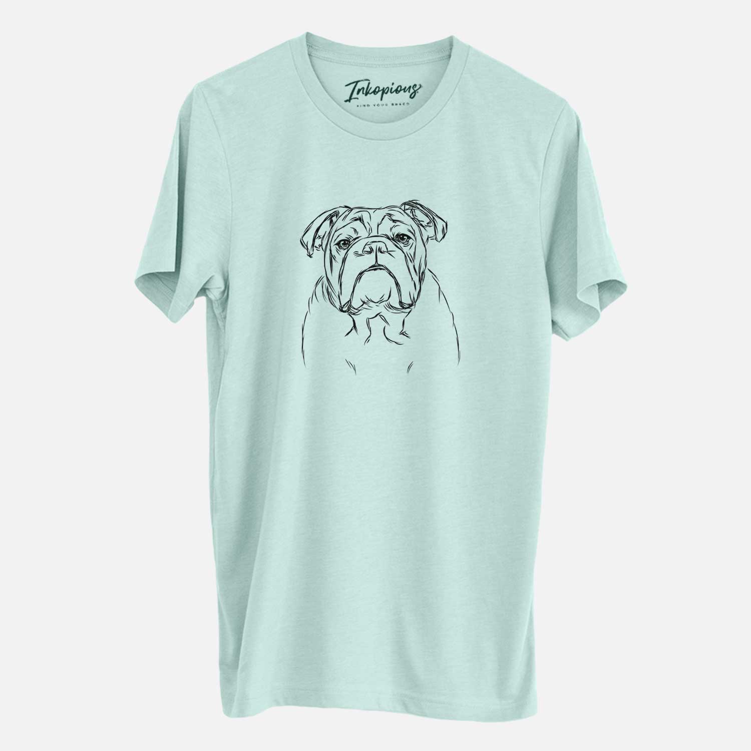 Bare Winston the English Bulldog - Unisex Crewneck