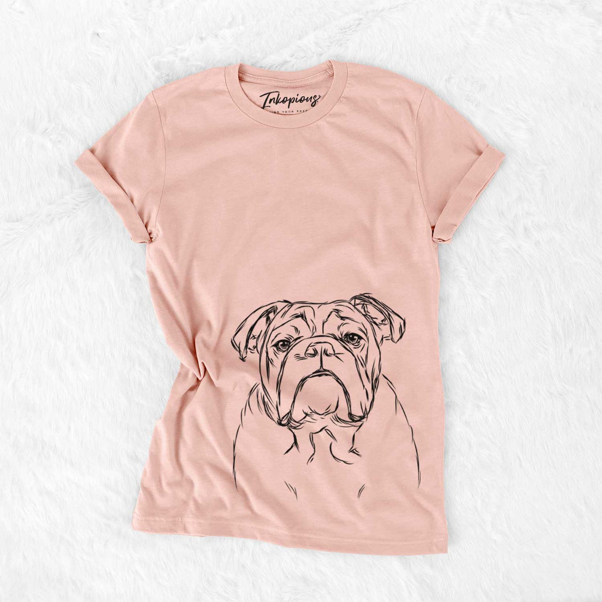 Winston the English Bulldog - Bella Canvas Unisex Crewneck