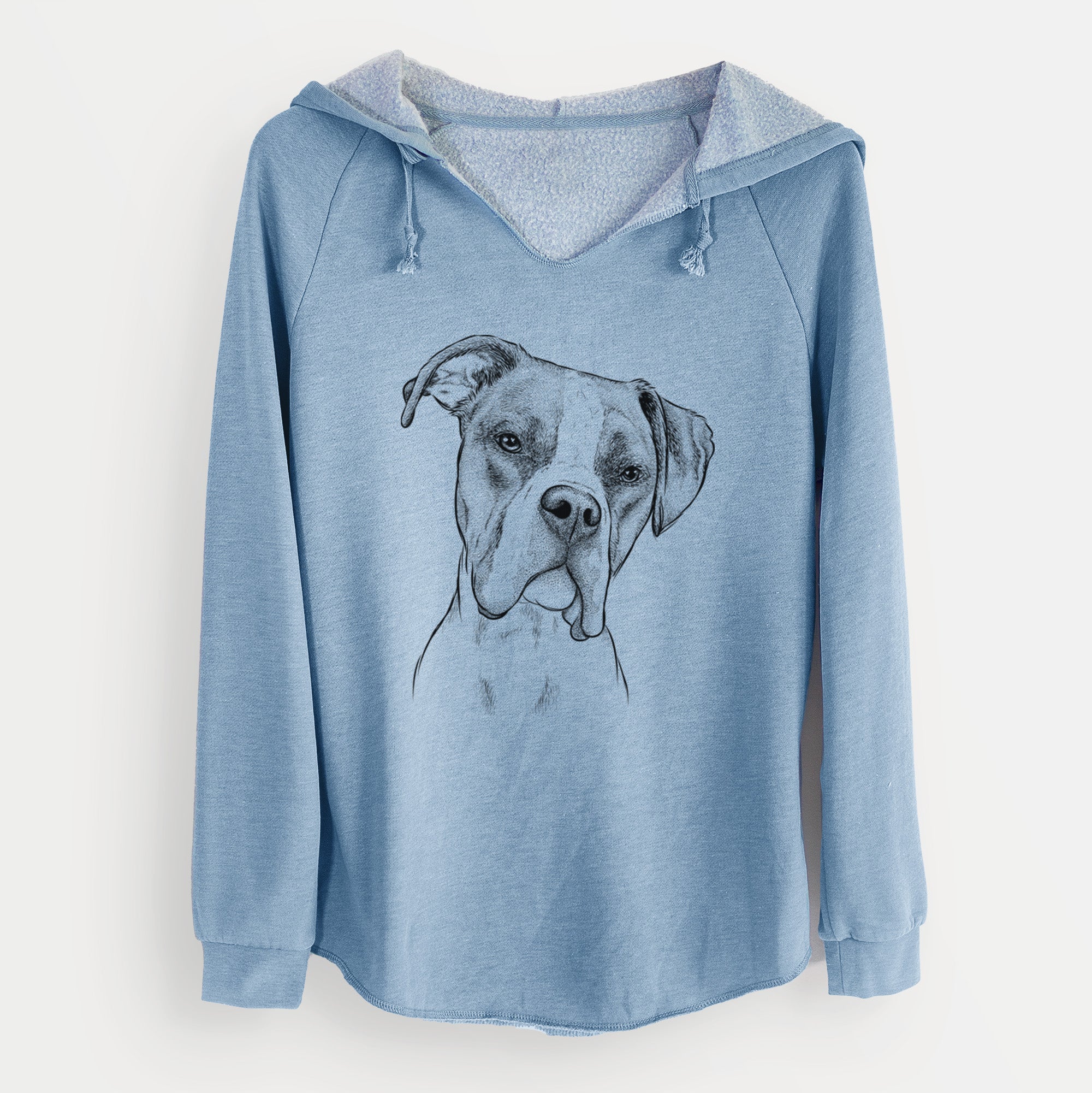 Bare Winston the Boxer - Cali Wave Hooded Sweatshirt