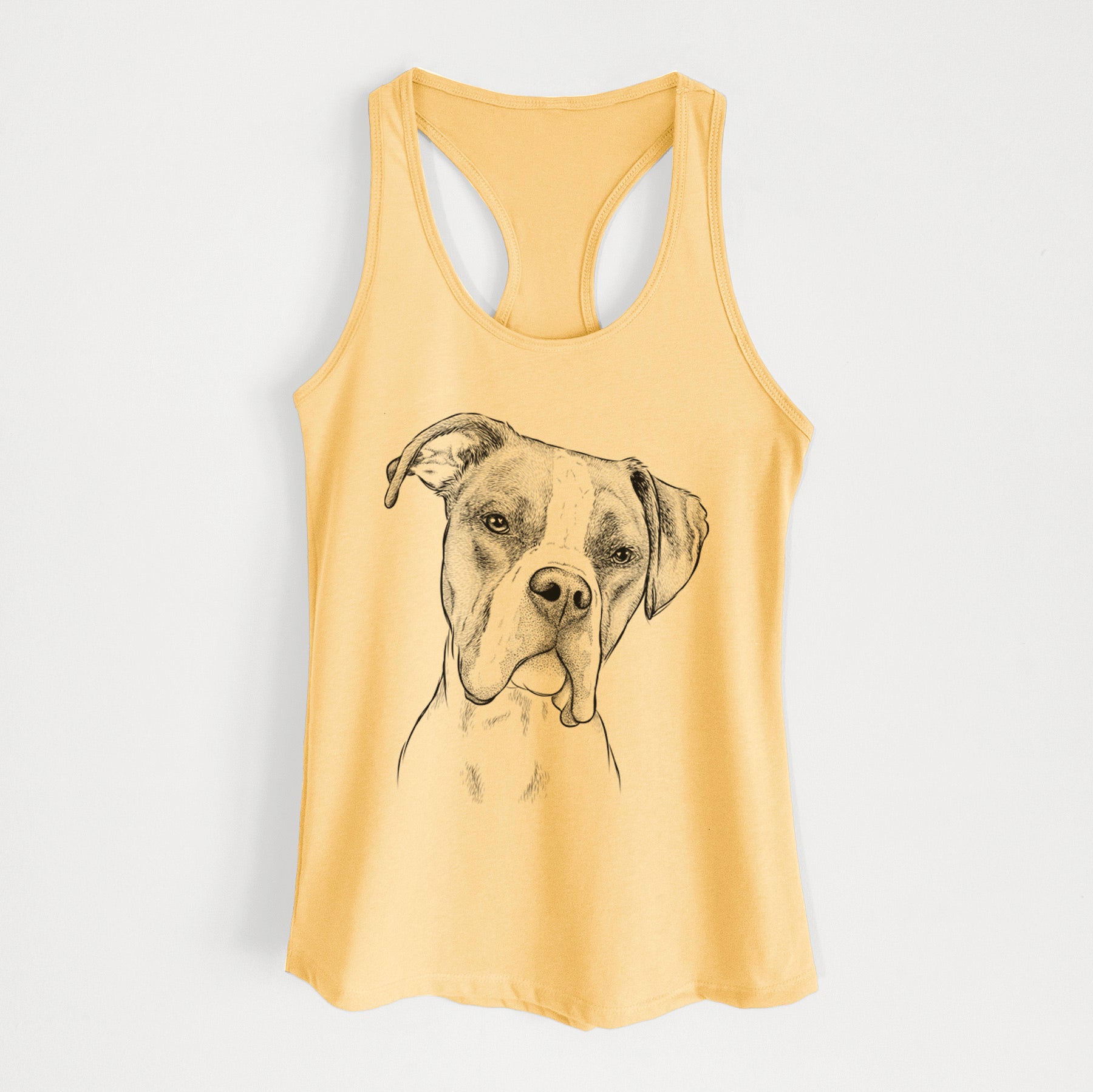 Winston the Boxer - Women's Racerback Tanktop