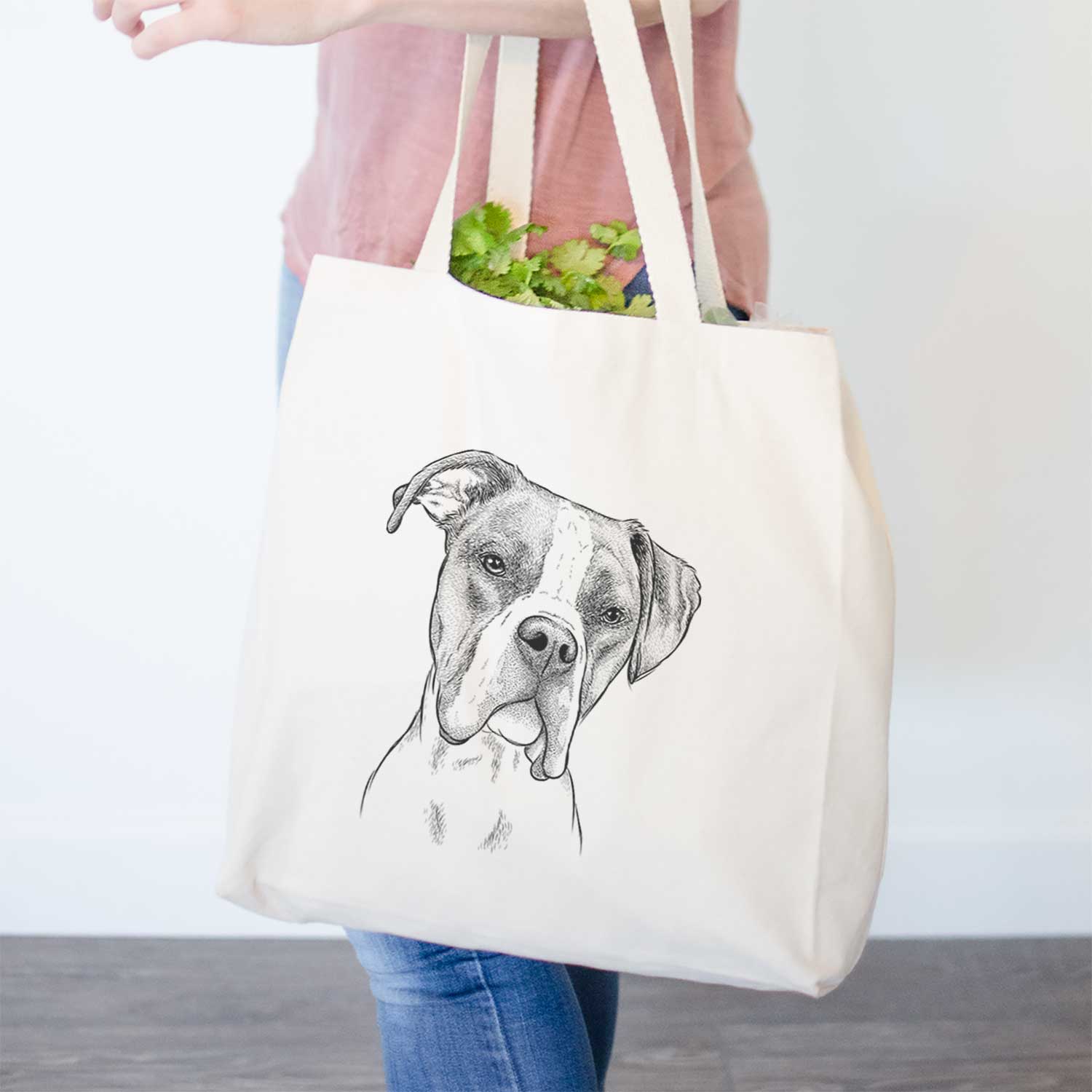 Winston the Boxer - Tote Bag