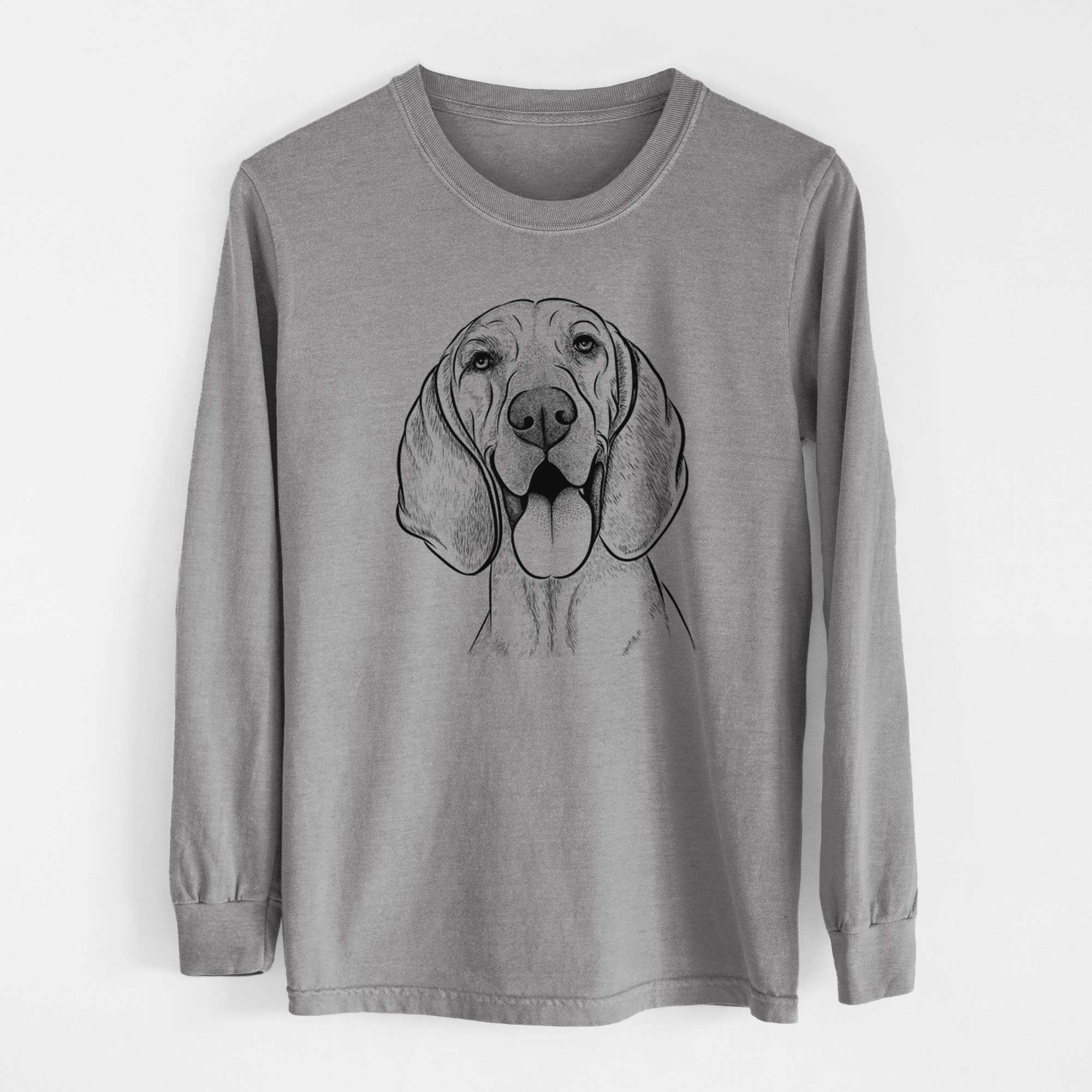 Bare Winston the Redbone Coonhound - Heavyweight 100% Cotton Long Sleeve