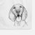 Winston the Redbone Coonhound Decorative Hand Towel