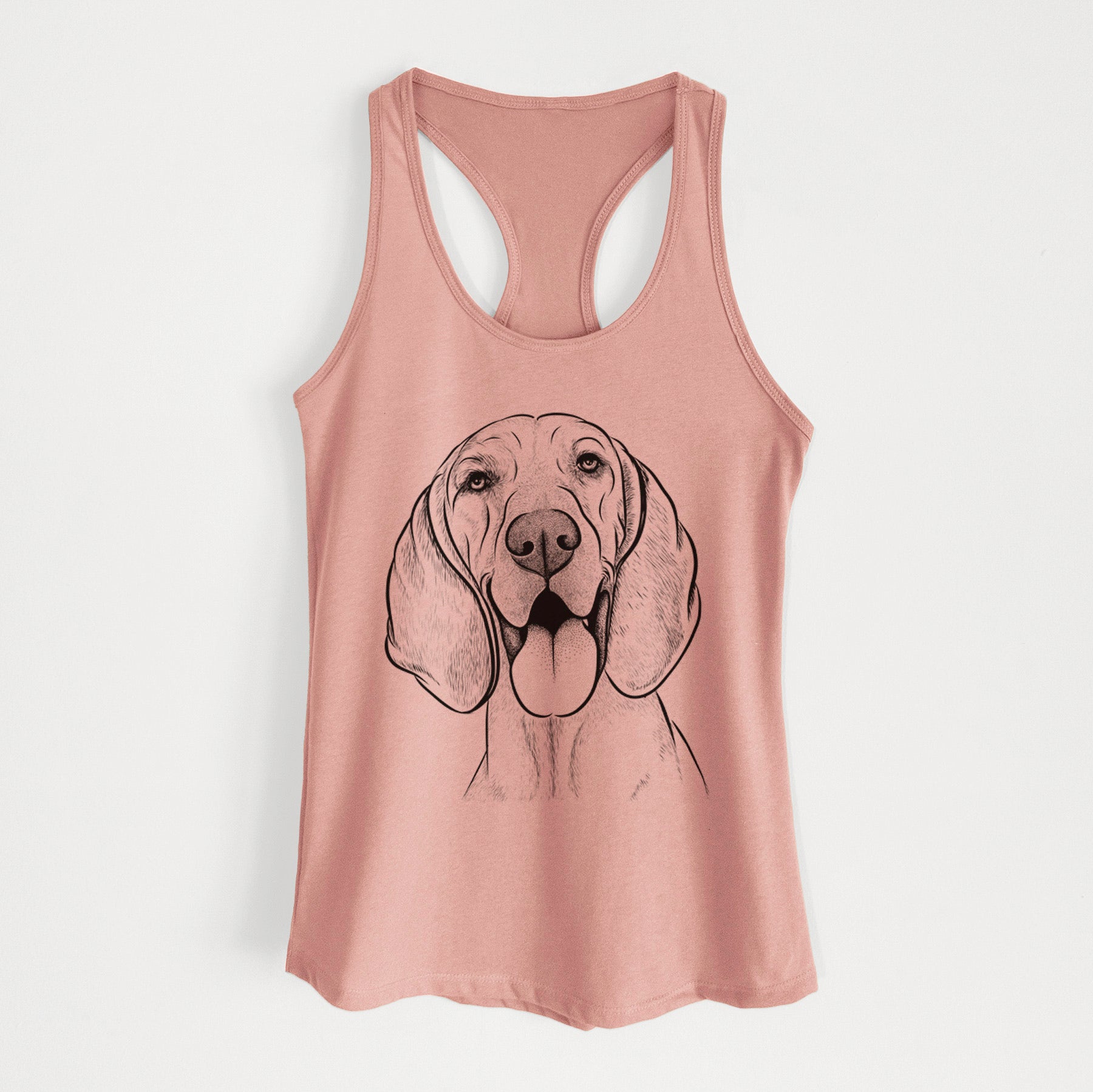 Winston the Redbone Coonhound - Women's Racerback Tanktop