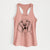 Winston the Redbone Coonhound - Women's Racerback Tanktop