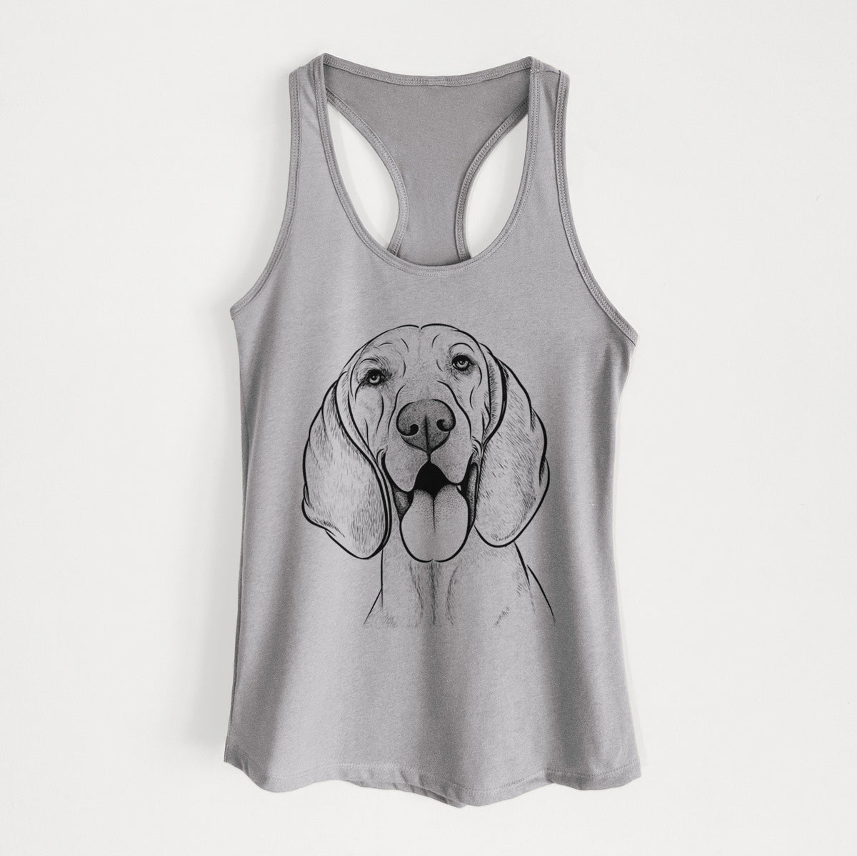 Winston the Redbone Coonhound - Women&#39;s Racerback Tanktop