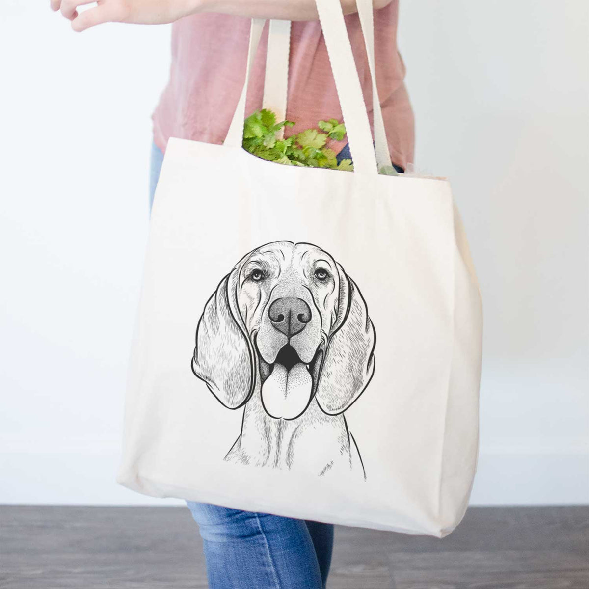 Winston the Redbone Coonhound - Tote Bag