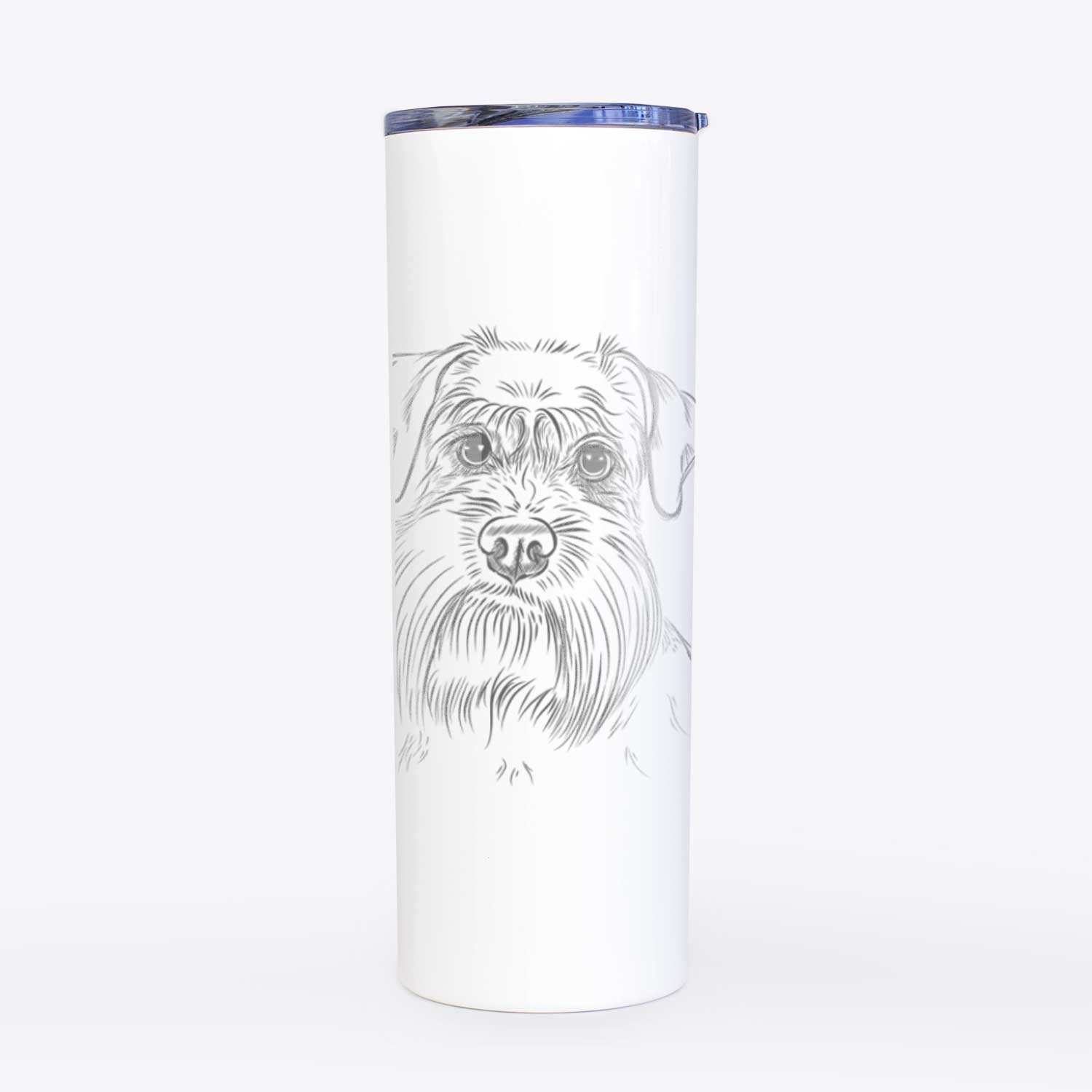 Wrigley the Schnauzer - 20oz Skinny Tumbler