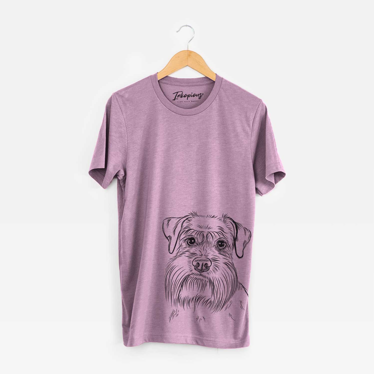 Bare Wrigley the Schnauzer - Unisex Crewneck