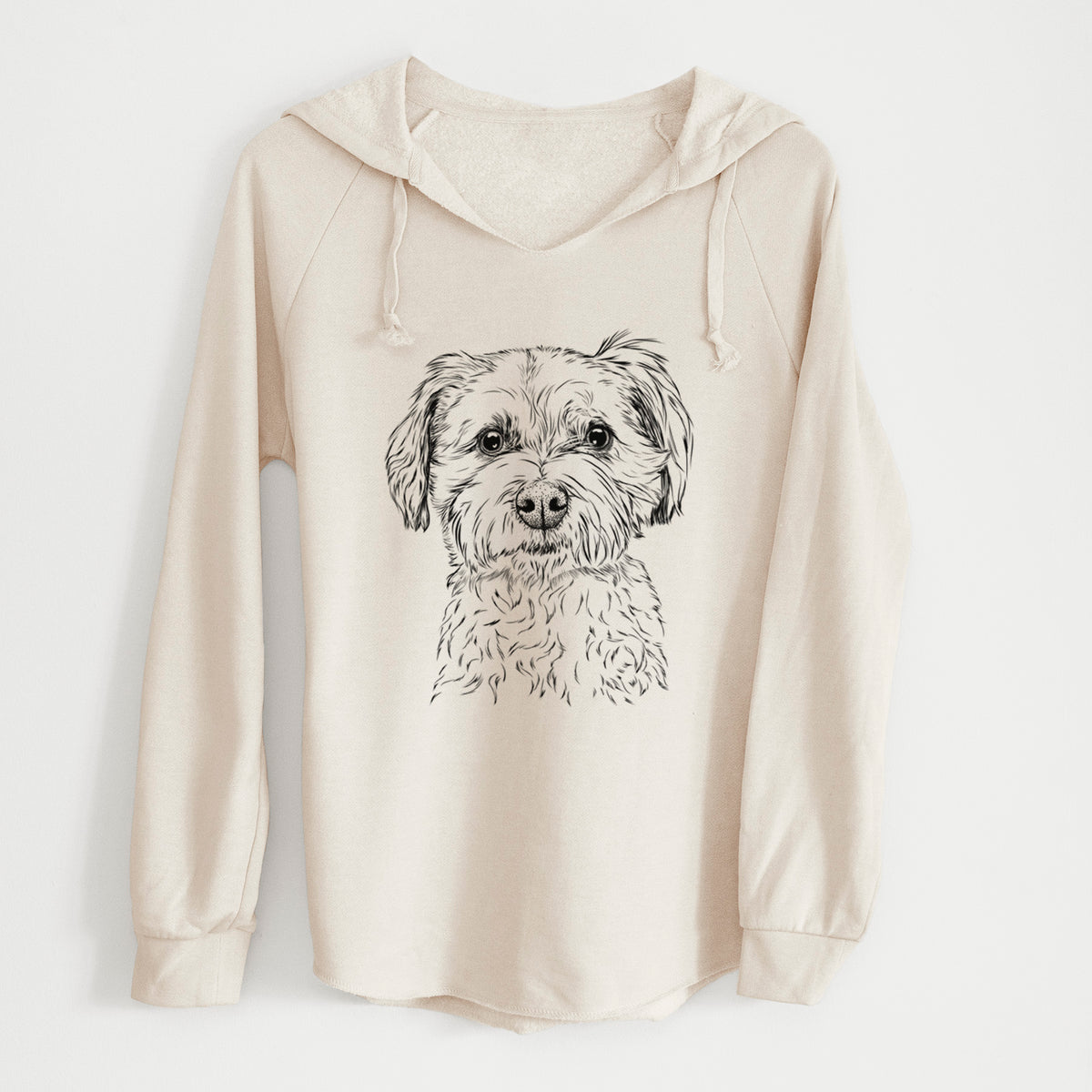 Bare Wyatt the Coton de Tulear - Cali Wave Hooded Sweatshirt