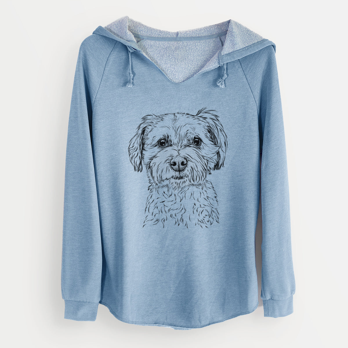 Bare Wyatt the Coton de Tulear - Cali Wave Hooded Sweatshirt