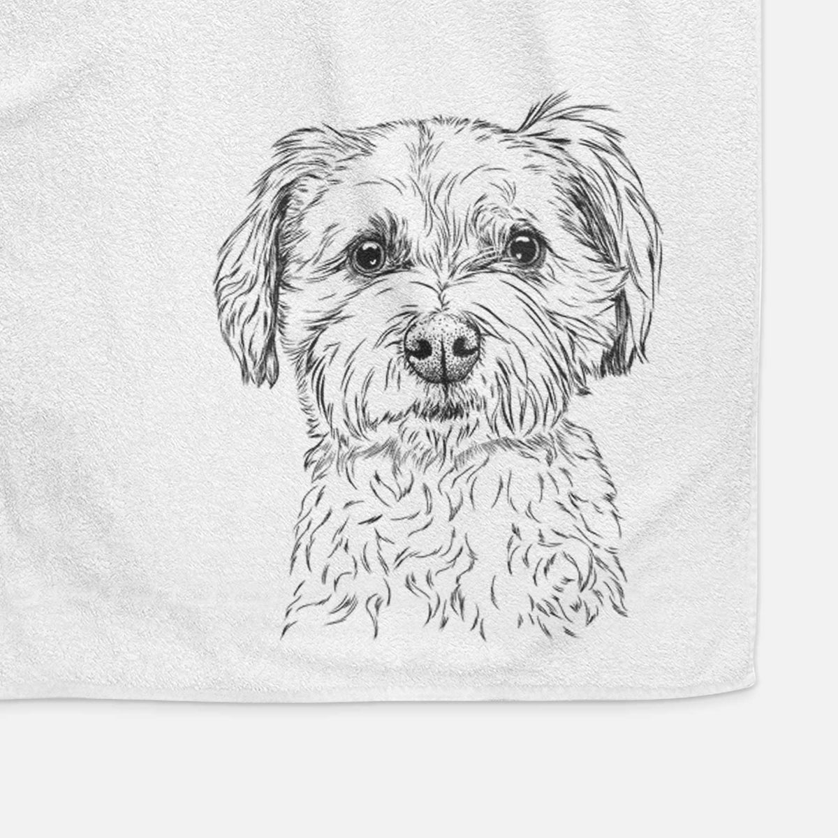 Wyatt the Coton de Tulear Decorative Hand Towel