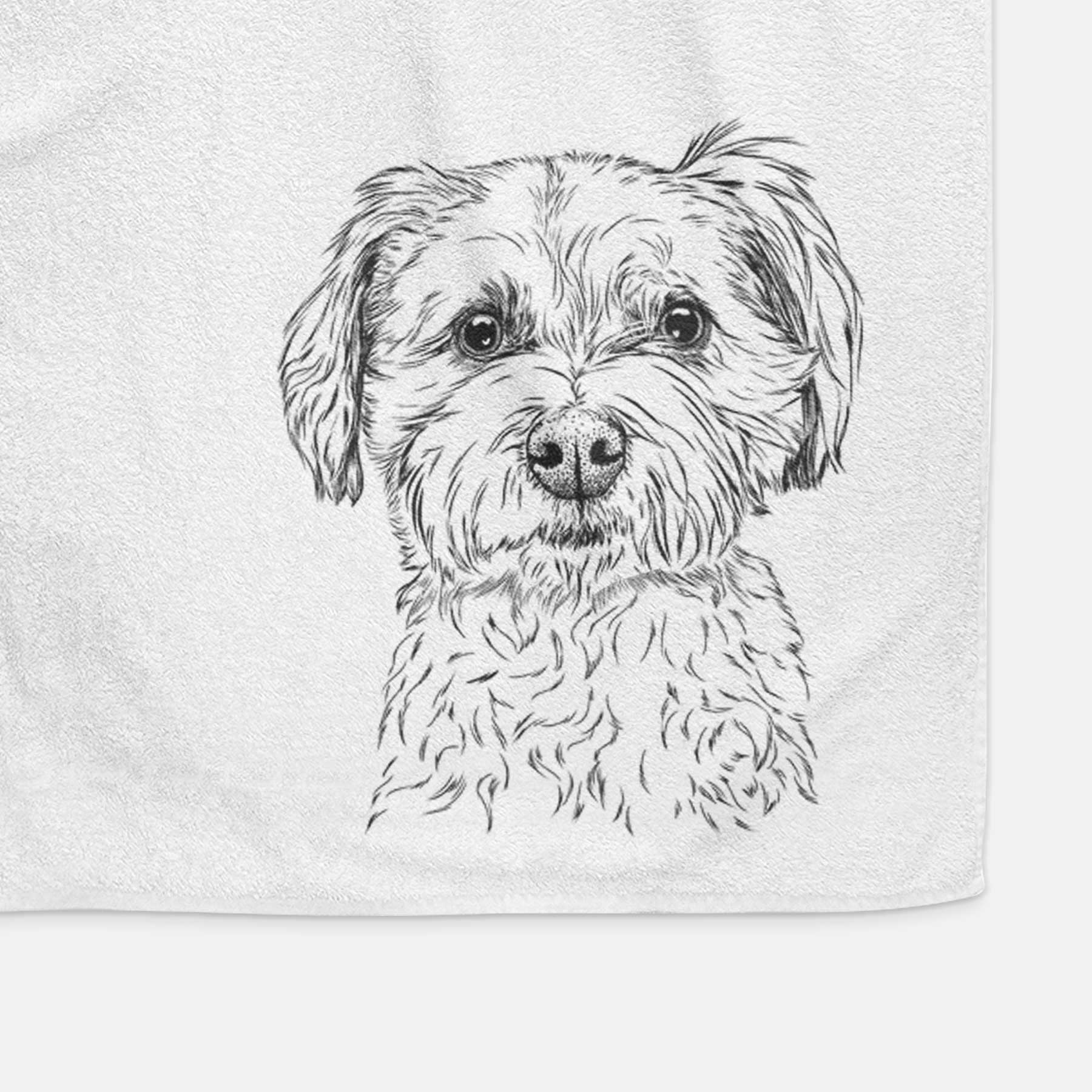 Wyatt the Coton de Tulear Decorative Hand Towel