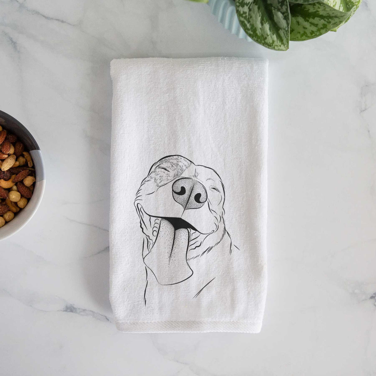 Xena the American Staffordshire Terrier Decorative Hand Towel