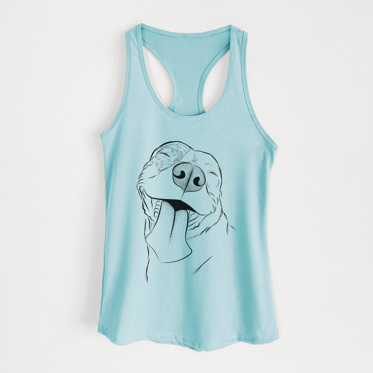 Xena the American Staffordshire Terrier - Women's Racerback Tanktop