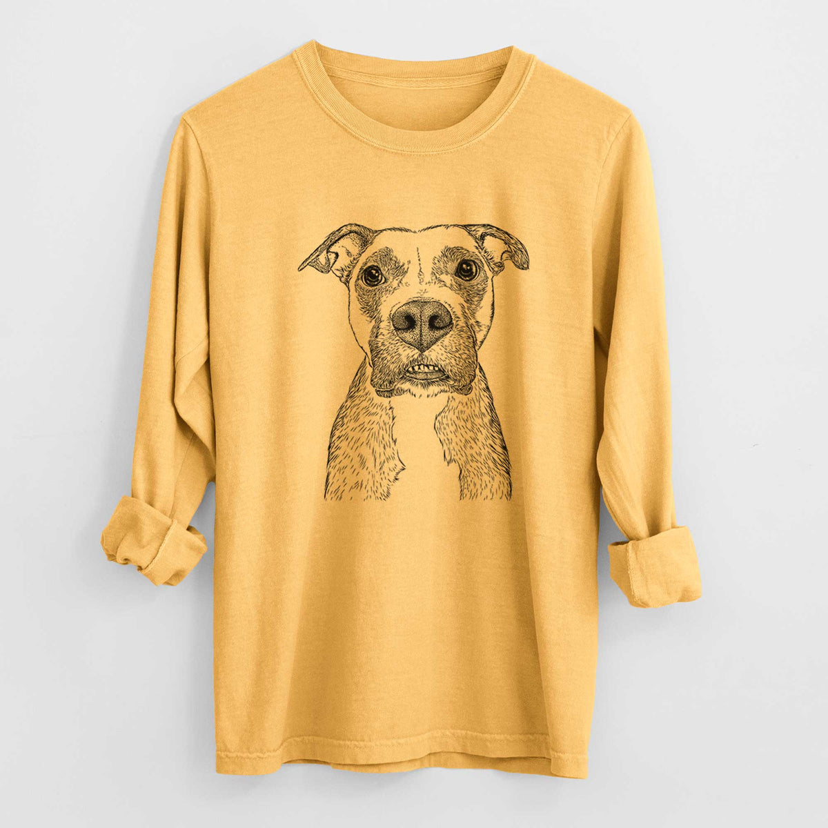 Bare Xena the Mixed Breed - Heavyweight 100% Cotton Long Sleeve