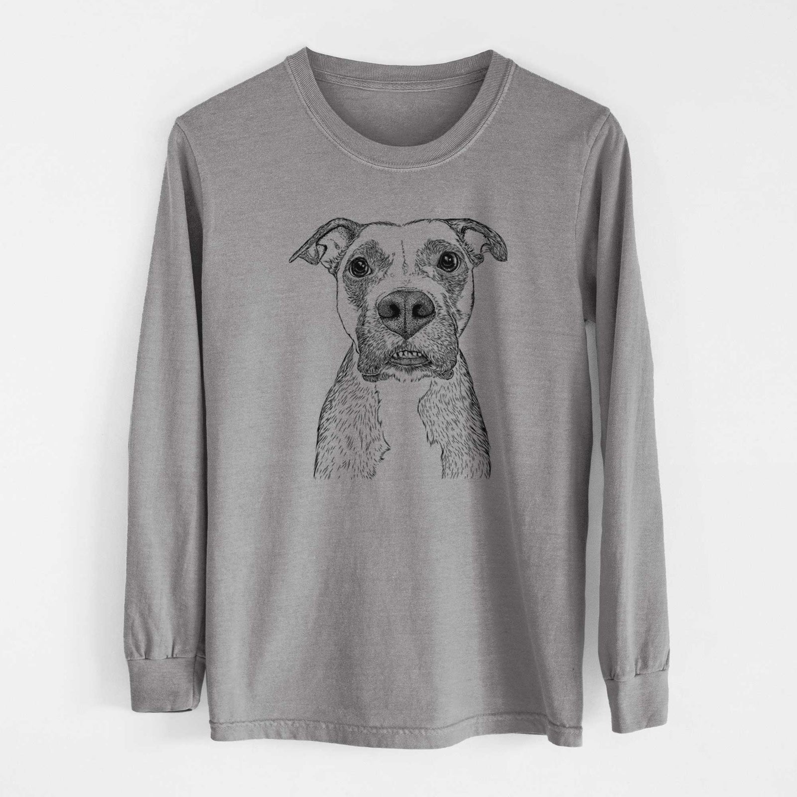 Bare Xena the Mixed Breed - Heavyweight 100% Cotton Long Sleeve