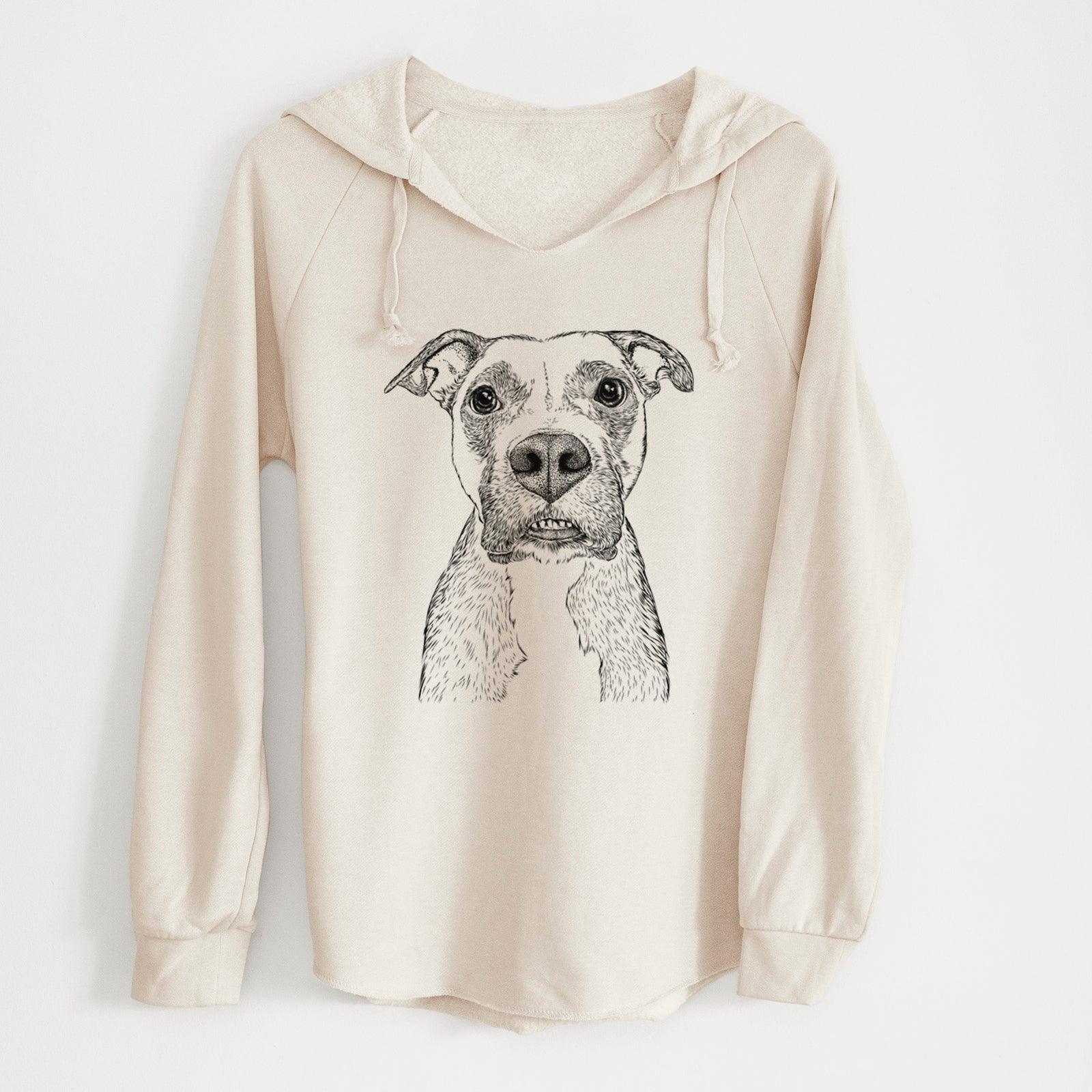 Bare Xena the Mixed Breed - Cali Wave Hooded Sweatshirt