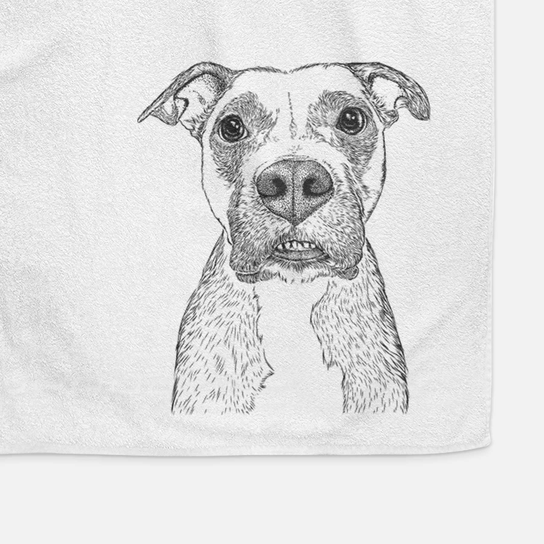 Xena the Mixed Breed Decorative Hand Towel