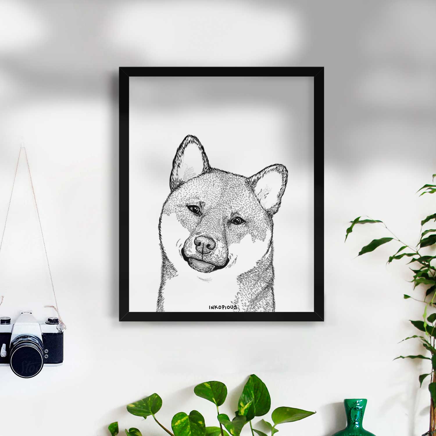 Yakuza the Shiba Inu Art Print