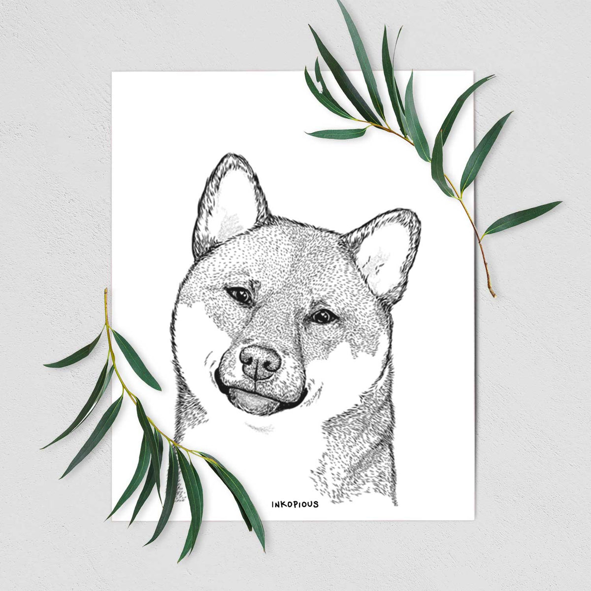 Yakuza the Shiba Inu Art Print